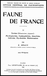 Couverture de la faune n° 12 - Diptères (Nématocères piqueurs) : Ptychopteridae, Orphnephilidae, Simuliidae, Culicidae, Psychodidae Phlebotominae